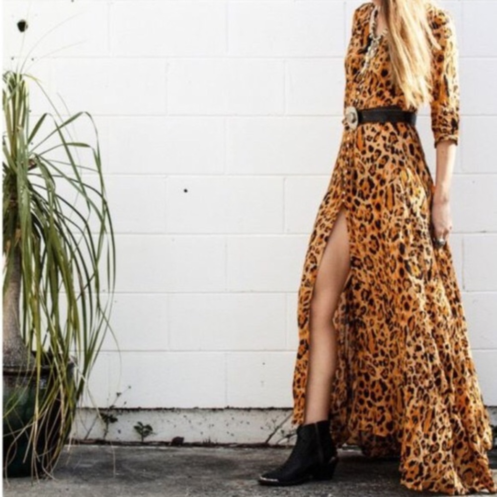 *SOLD* Spell and the gypsy wild ones amber gown - Picture 3 of 8